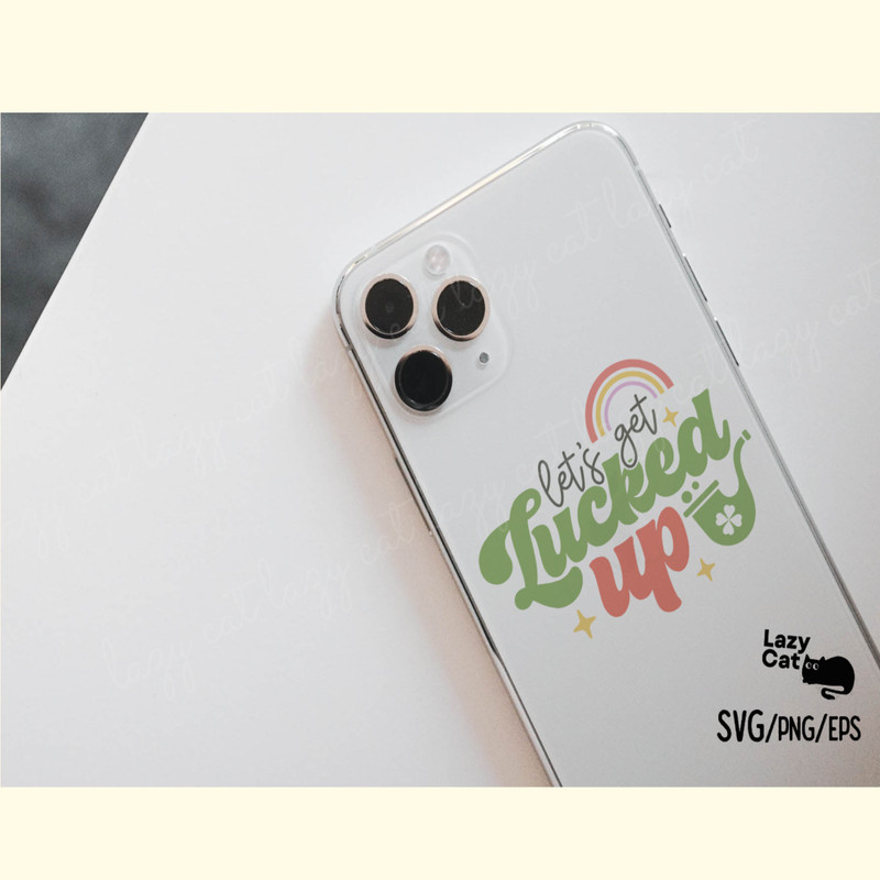 St. Patrick's Day SVG Lucked Up_ 3.png