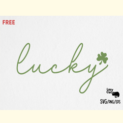 st. patrick's day svg lucky