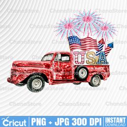 american flag truck png, 4th of july sublimation png designs downloads, independence day design, patriotic png design,