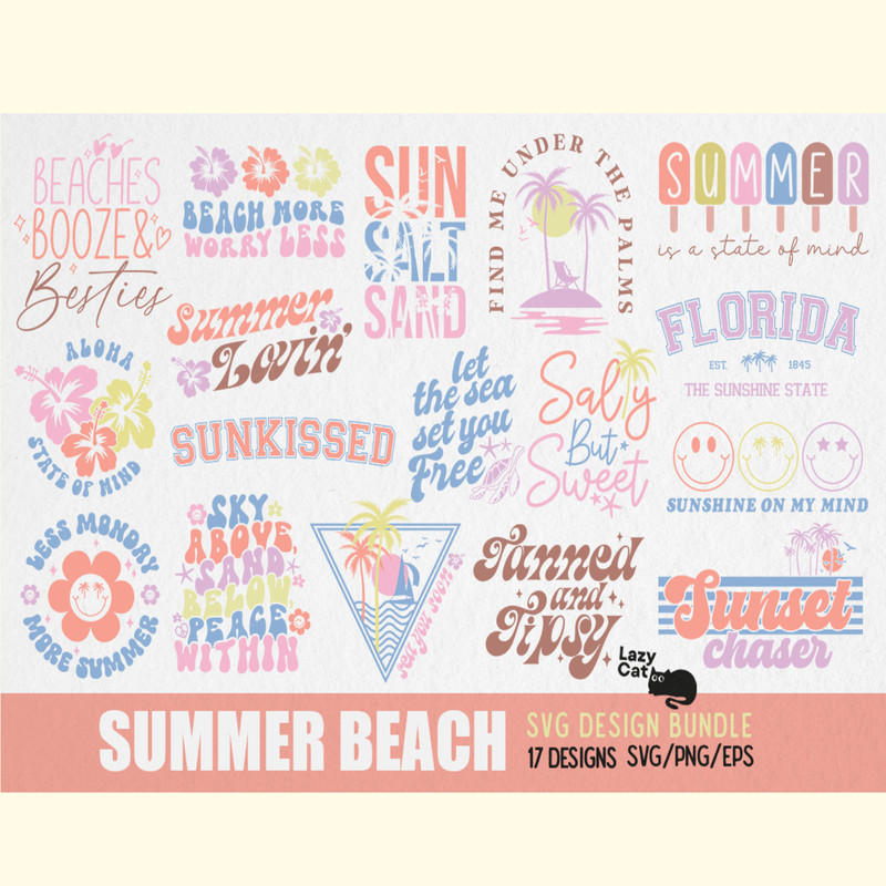 Summer Beach Quotes SVG Bundle.png
