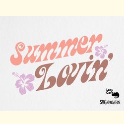 summer beach retro quote svg design