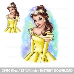 Princess Beauty 2 Png files Sublimation Clipart Fan Art