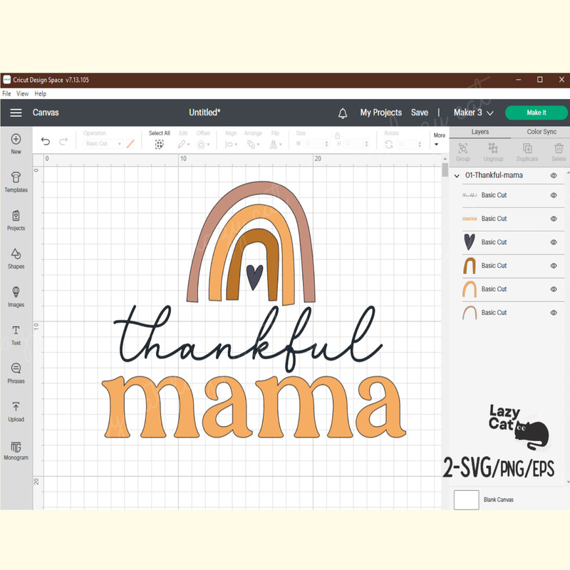 Thankful Mama and Mini SVG Design_ 3.png