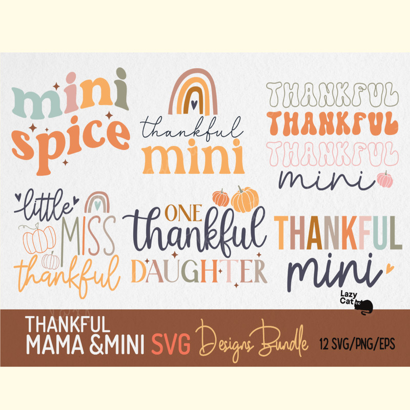 Thankful Mama Mini SVG Design Bundle_ 0.png