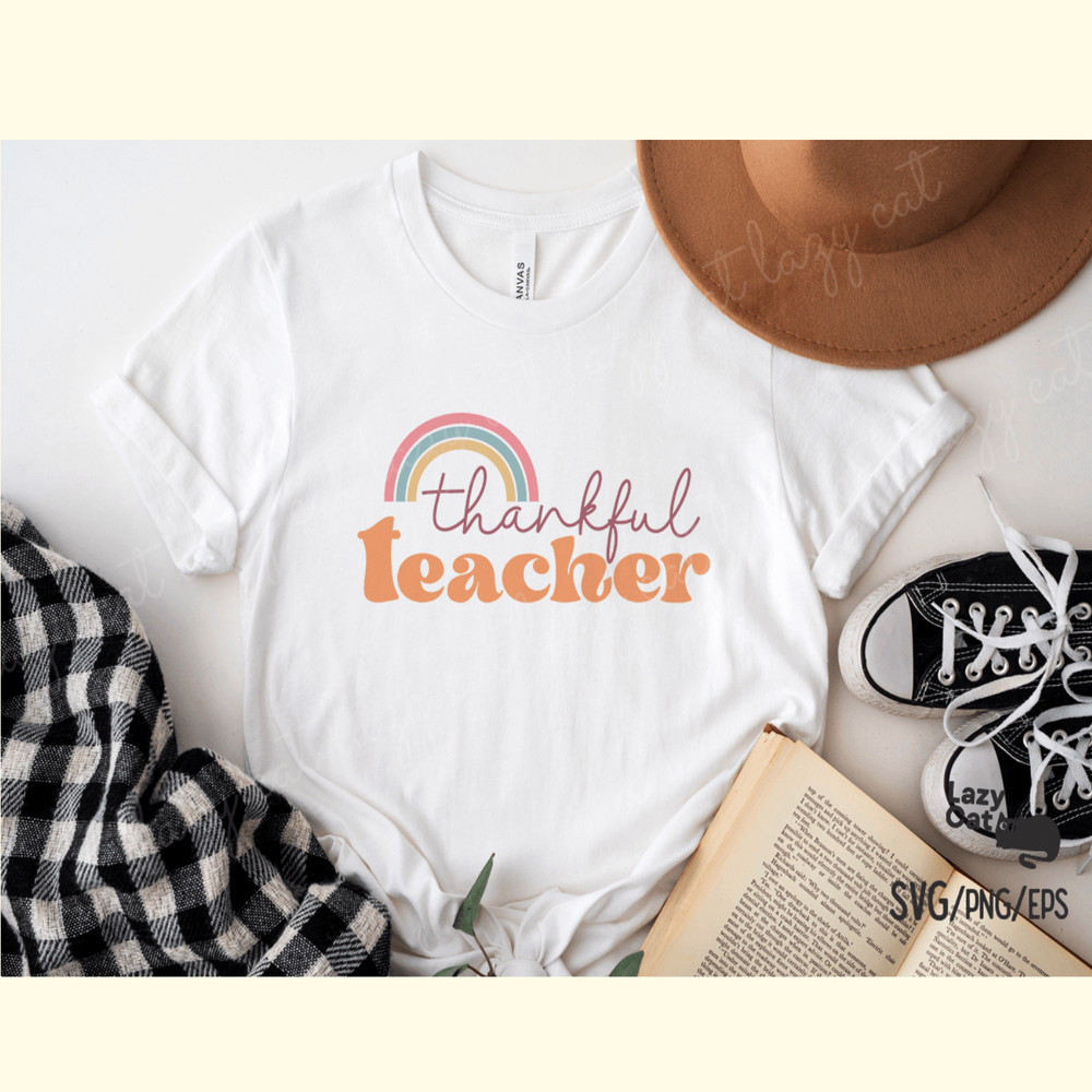 Thankful Teacher Thanksgiving SVG_ 0.png