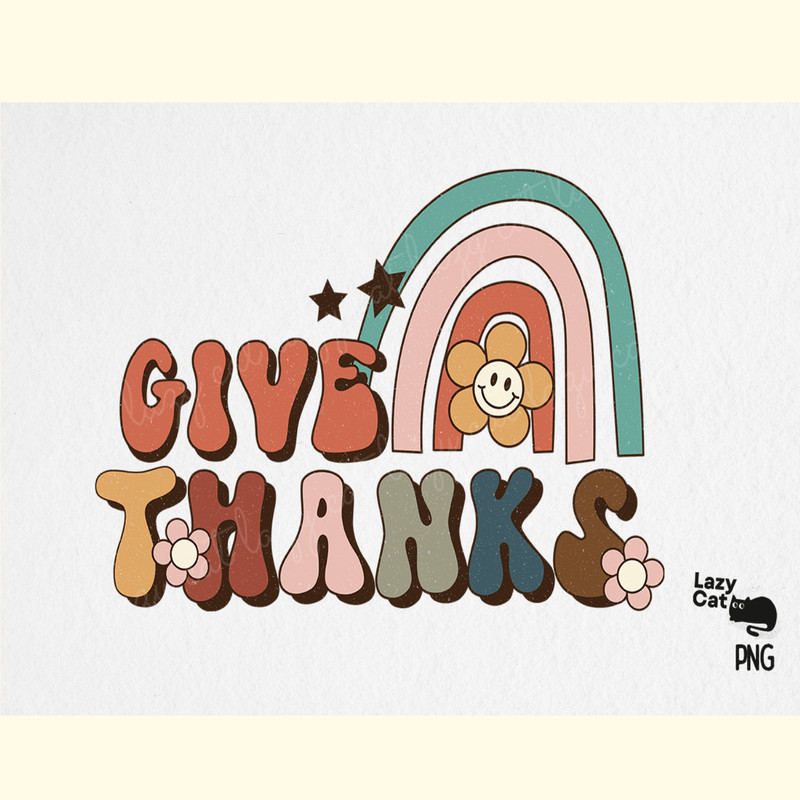 Thanksgiving Give Thanks PNG Sublimation.png