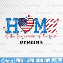 cmalife july 4th png home of the free because of the brave png, independence day png, patriotic png, america png
