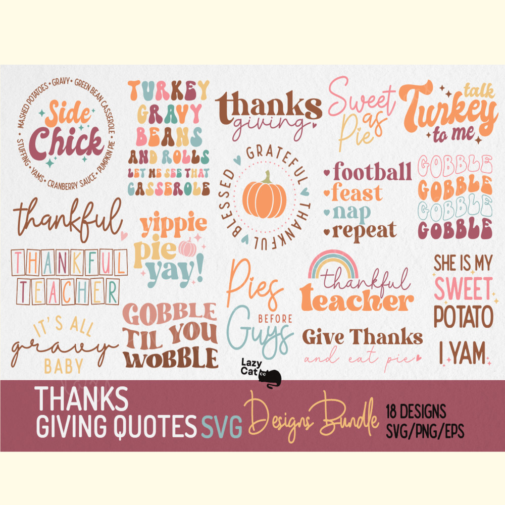 Thanksgiving Quote SVG Design Bundle.png