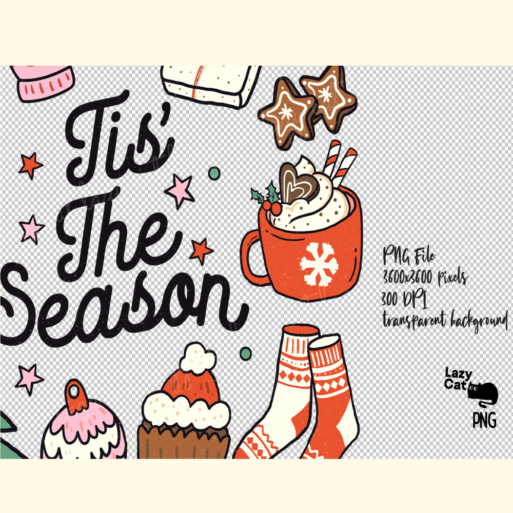 Tis the Season Christmas PNG Sublimation_ 0.png