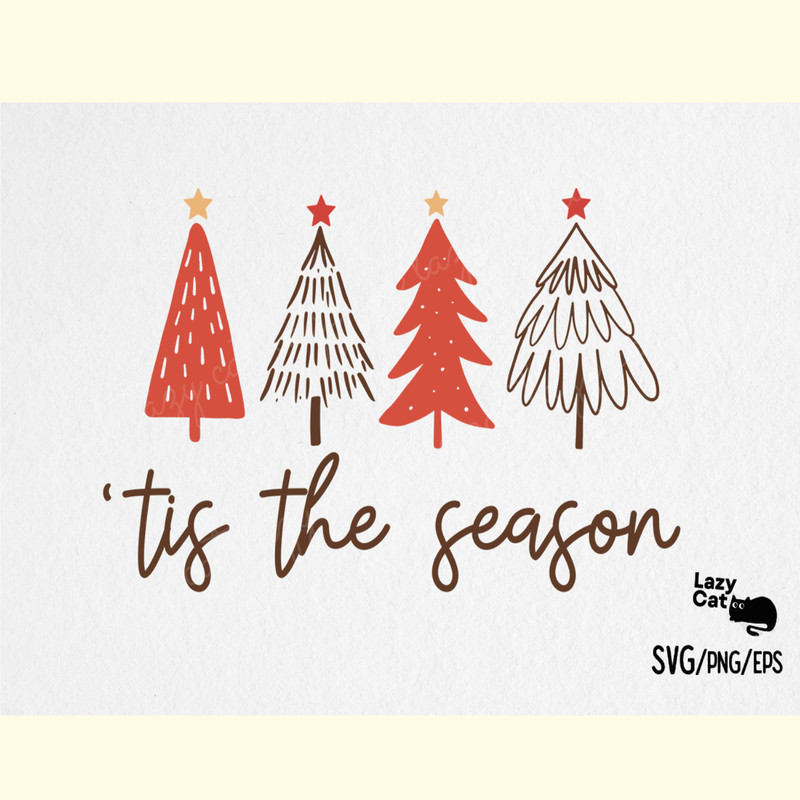 Tis the Season Christmas SVG Design.png