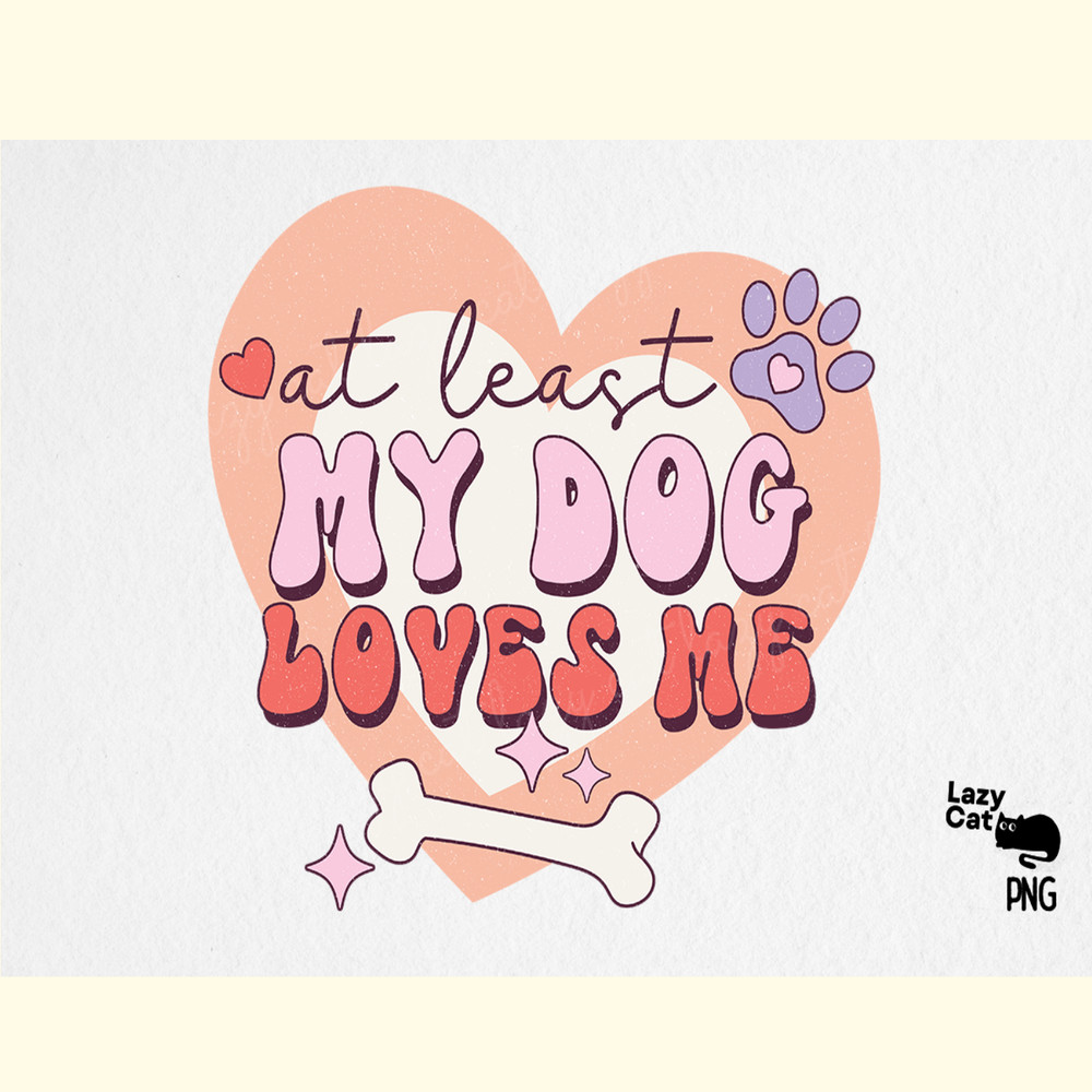 Valentines Dog Loves PNG Sublimation.png