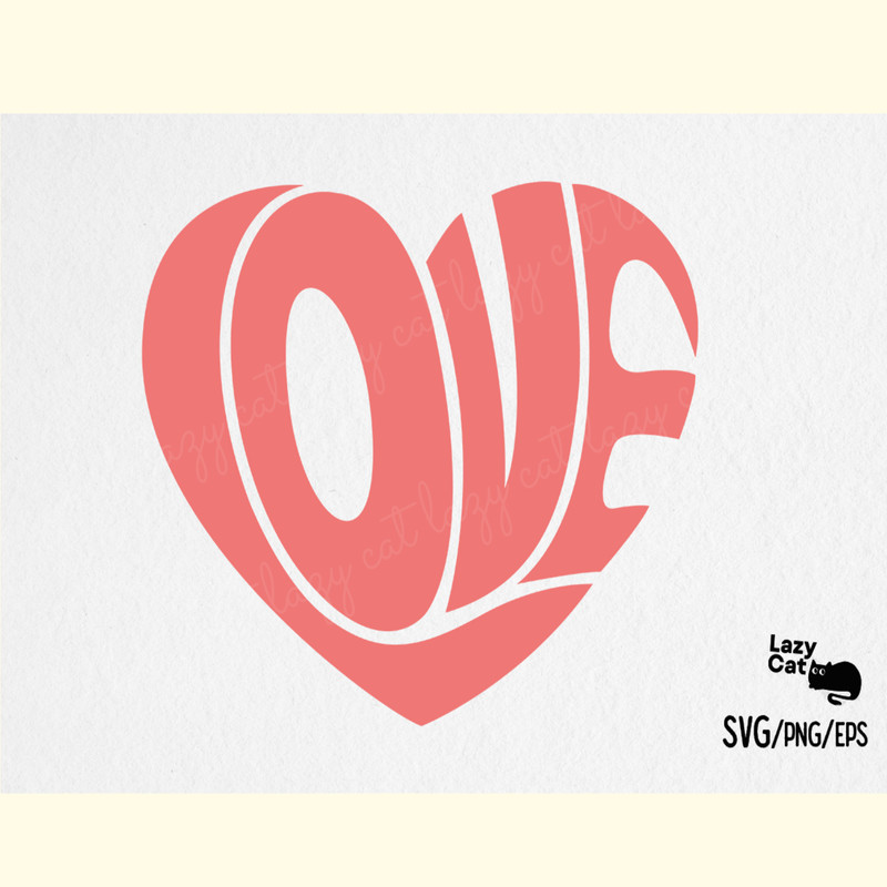 Valentine’s Day SVG Retro Love Heart.png