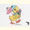 Vintage Easter Little Duck Sublimation.png