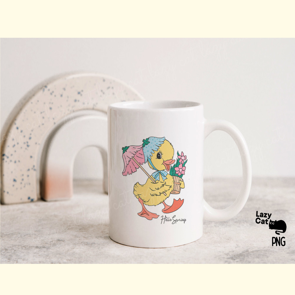 Vintage Easter Little Duck Sublimation_ 4.png