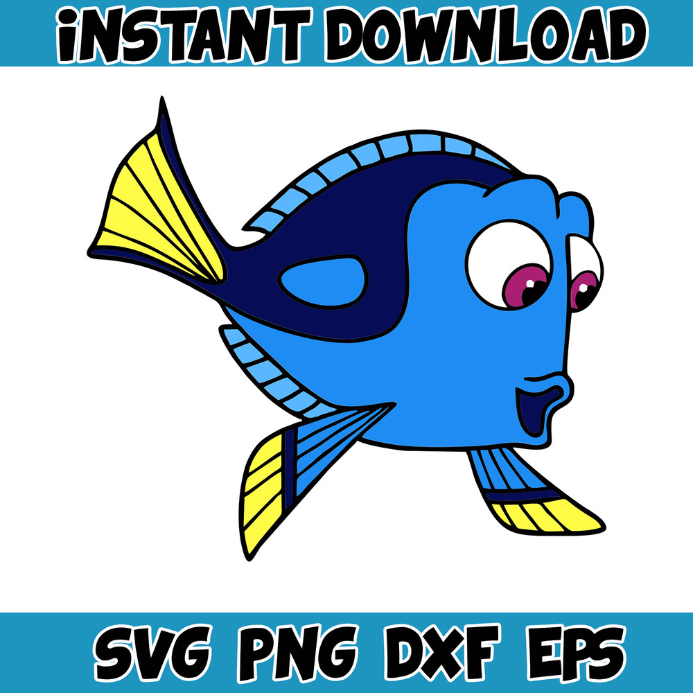 Nemo Layered SVG, Nemo PNG, Dory SVG, Finding Nemo clipart for cricut, Instant digital download, svg (1).jpg