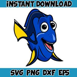 nemo layered svg, nemo png, dory svg, finding nemo clipart for cricut, instant digital download, svg (12)