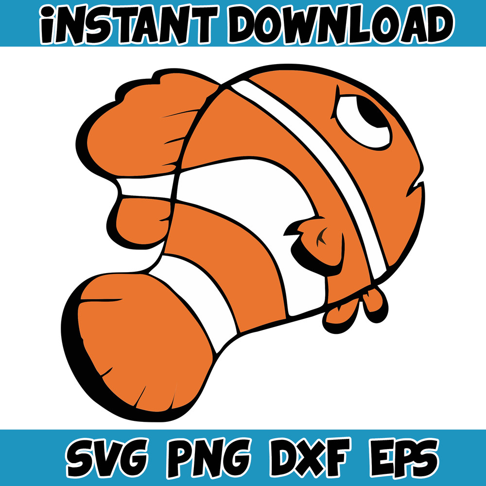 Nemo Layered SVG, Nemo PNG, Dory SVG, Finding Nemo clipart for cricut, Instant digital download, svg (18).jpg