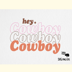 Western Cowboy Retro Quote SVG Design