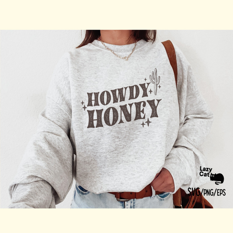 Western Howdy Honey SVG Design_ 1.png