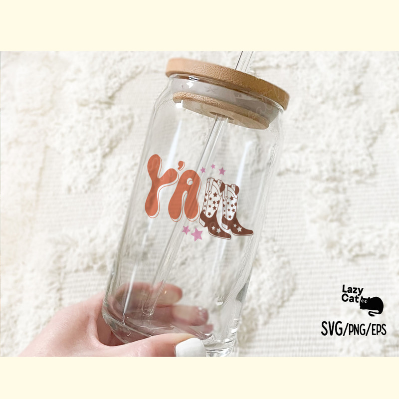 Western Y'all Cowboy Boots SVG Design_ 3.png
