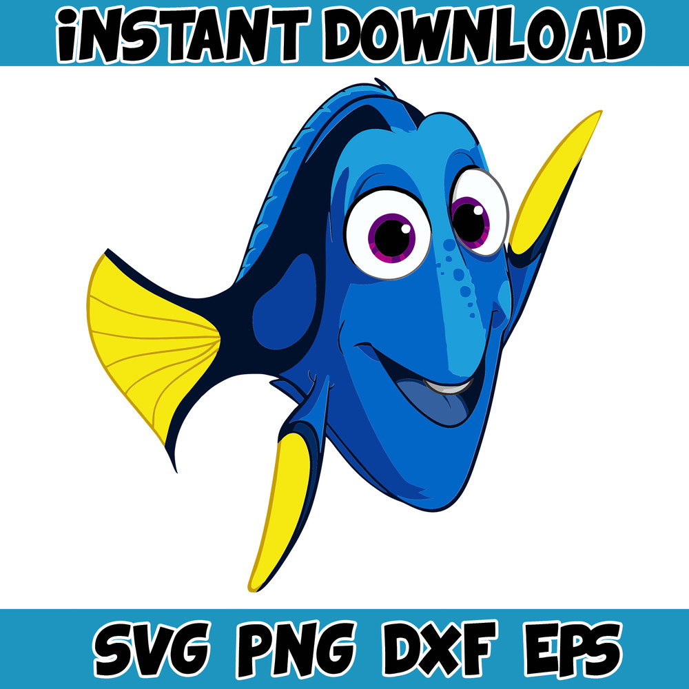 Nemo Layered SVG, Nemo PNG, Dory SVG, Finding Nemo clipart for cricut, Instant digital download, svg (4).jpg