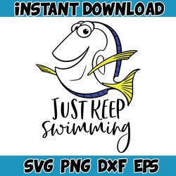 nemo layered svg, nemo png, dory svg, finding nemo clipart for cricut, instant digital download, svg (41)