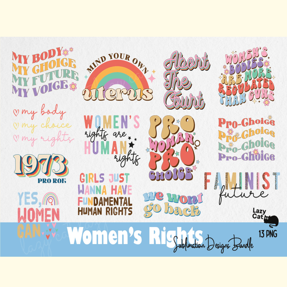 Women’s Rights PNG Sublimation Bundle.png