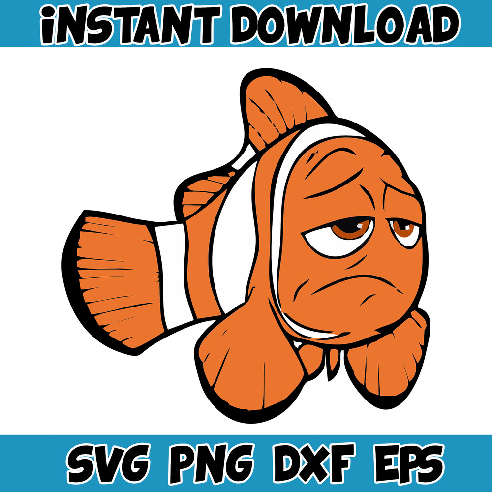 Nemo Layered SVG, Nemo PNG, Dory SVG, Finding Nemo clipart for cricut, Instant digital download, svg (6).jpg