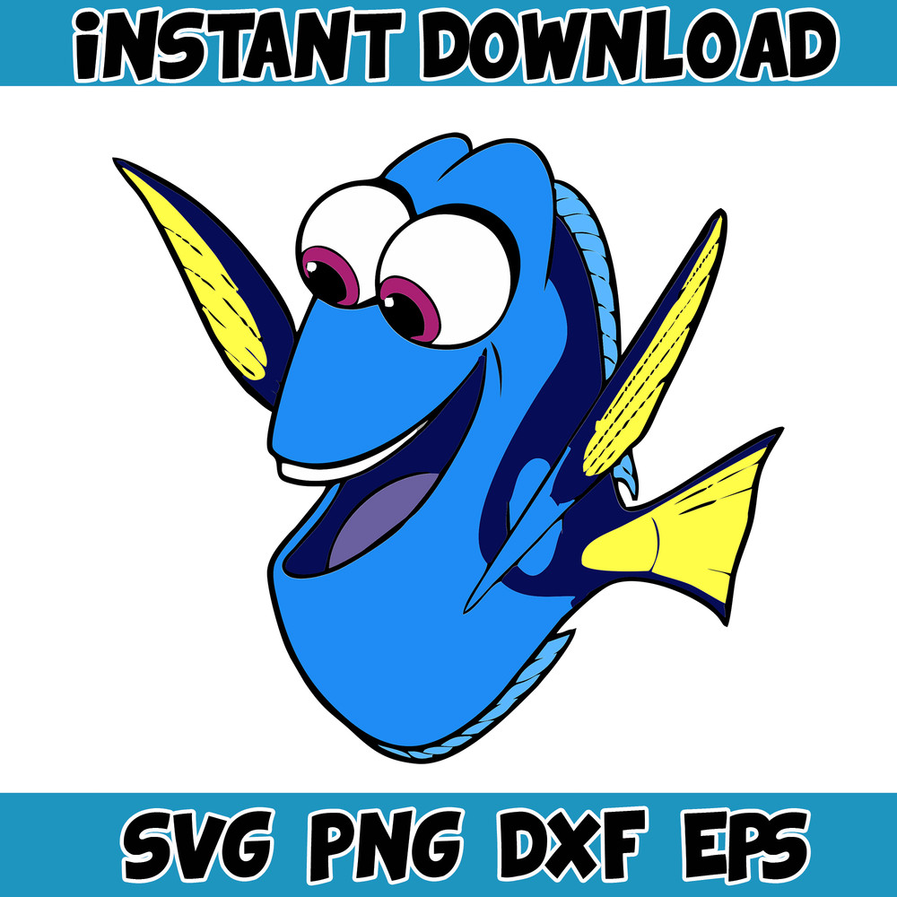 Nemo Layered SVG, Nemo PNG, Dory SVG, Finding Nemo clipart for cricut, Instant digital download, svg (7).jpg