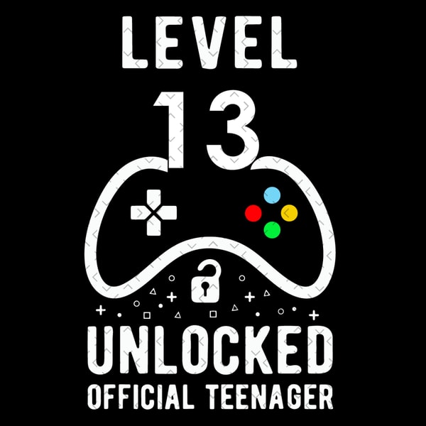 Loop 13 Sign Level 13 Unlocked Official Teenager Svg, Birthday Svg, 13th | Inspire ...