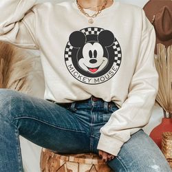 checkered mickey svg - png - pdf