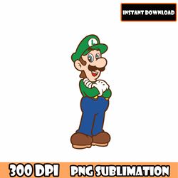 files super mario png , super mario png, transparent images, printable mario, digital mario, instant download