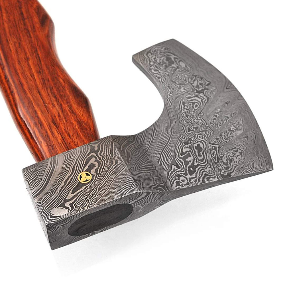 engraved cutting axe