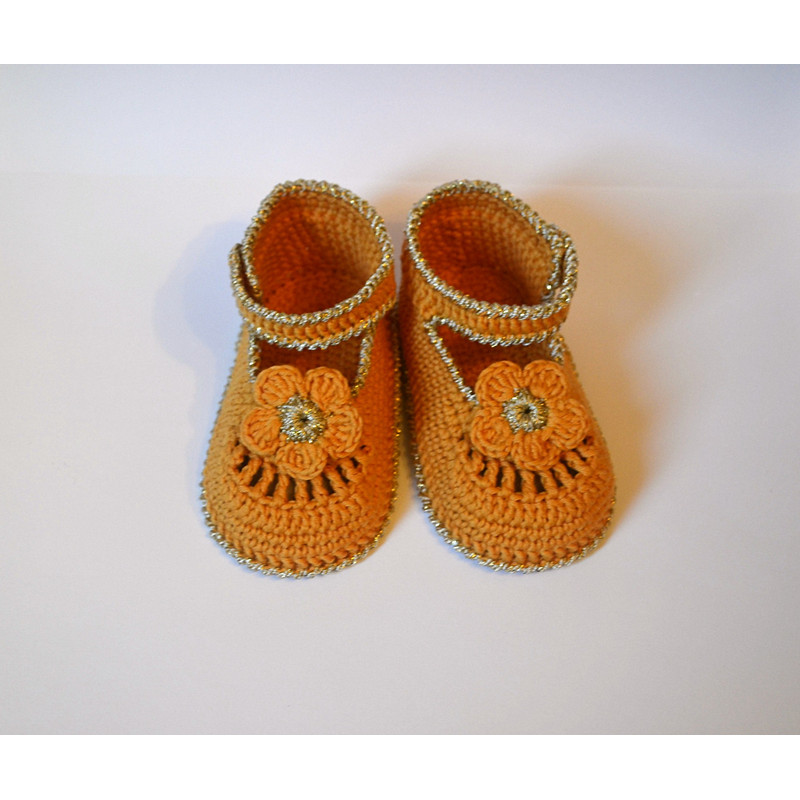 Booties Crochet Pattern For Girl Mary Jane Booties 6 9 Month 2