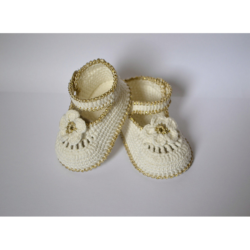 Booties Crochet Pattern For Girl Mary Jane Booties 6 9 Month 5