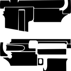 ar 15 gun engraving blank template svg vector file for laser engraving, cnc router, cricut, ezcut, fiber laser engraving