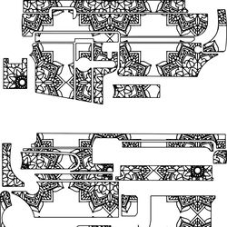 ar 15 gun engraving template svg vector file for laser engraving, cnc router, cricut, ez cad, fiber laser engraving v8