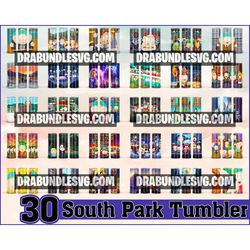 30 south park 20oz skinny straight &tapered designs,sublimation tumbler designs,south park tumbler designs,south park pn