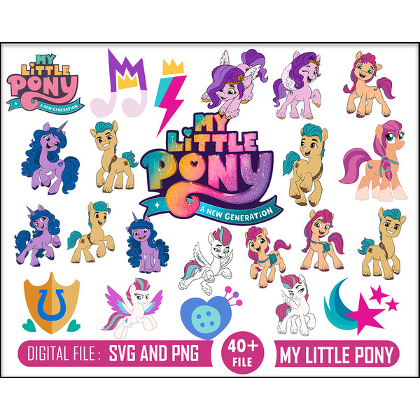 40 My Little Pony SVG, My Little Pony Vector, My Little Pony - Inspire ...