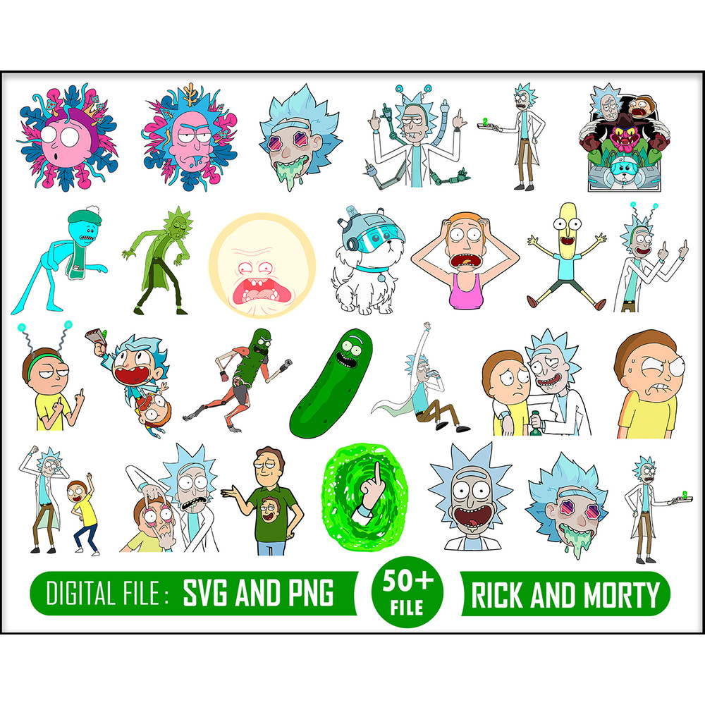 50 Rick and Morty svg, bundle Rick and Morty svg, bundle Rick and Morty file cut , Rick and Morty digital, Cut File, Print,Cricut.jpg