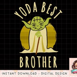 star wars yoda best brother cartoon yoda png