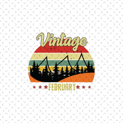 vintage february svg, birthday svg, february birthday svg, born in february, retro february svg, february woman svg, feb
