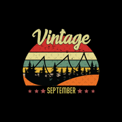 vintage september svg, birthday svg, september birthday, born in september, retro september svg, september woman svg, se