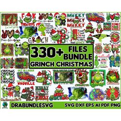 320 grinchmas png bundle, merry grinchmas svg & png, christmas movie, funny christmas png, grinchmas, digital instant do