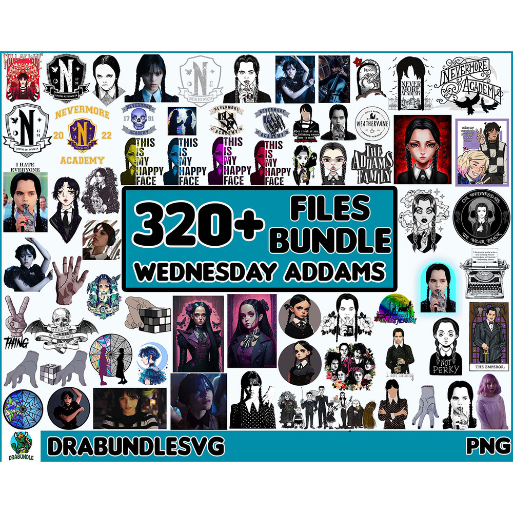 320 Wed Addams Png Bundle, Nevermore Academy Png, New 2022 TV Series Png, Horror Movies Png, Wed The Best Day Of Week Png Instant Download.jpg
