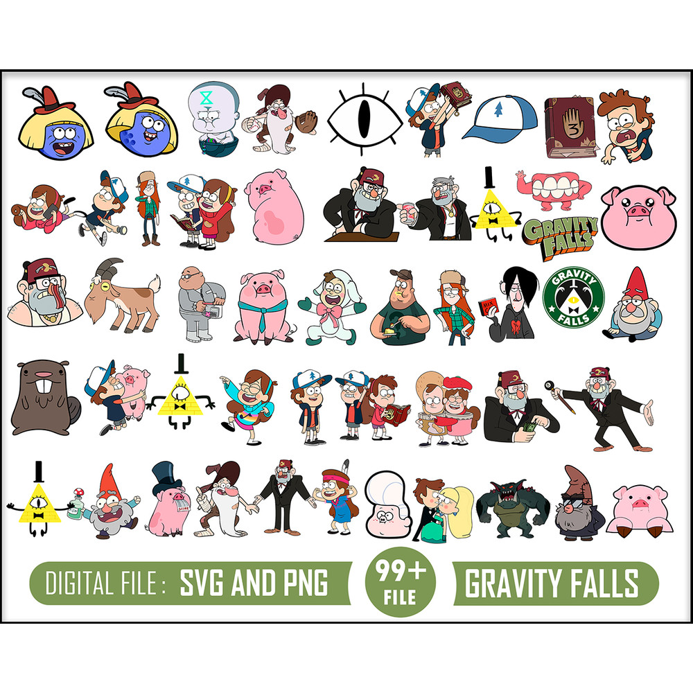 99 Gravity falls SVG, Gravity clipart, Gravity svg file, Gravity vector, silhouette, circut cut files, cricut svg, digital, designs.jpg