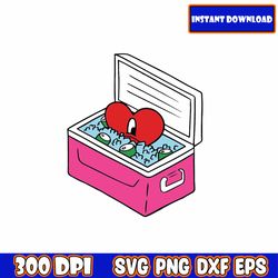 new album svg, bad bunny grupo frontera svg, bad bunny svg, sad heart svg, trendy music svg, instant download