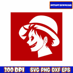 one piece bundle svg, luffy svg, skull svg, prite svg, luffy and friends, anime svg
