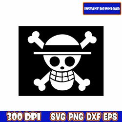 one piece straw hats svg bundle