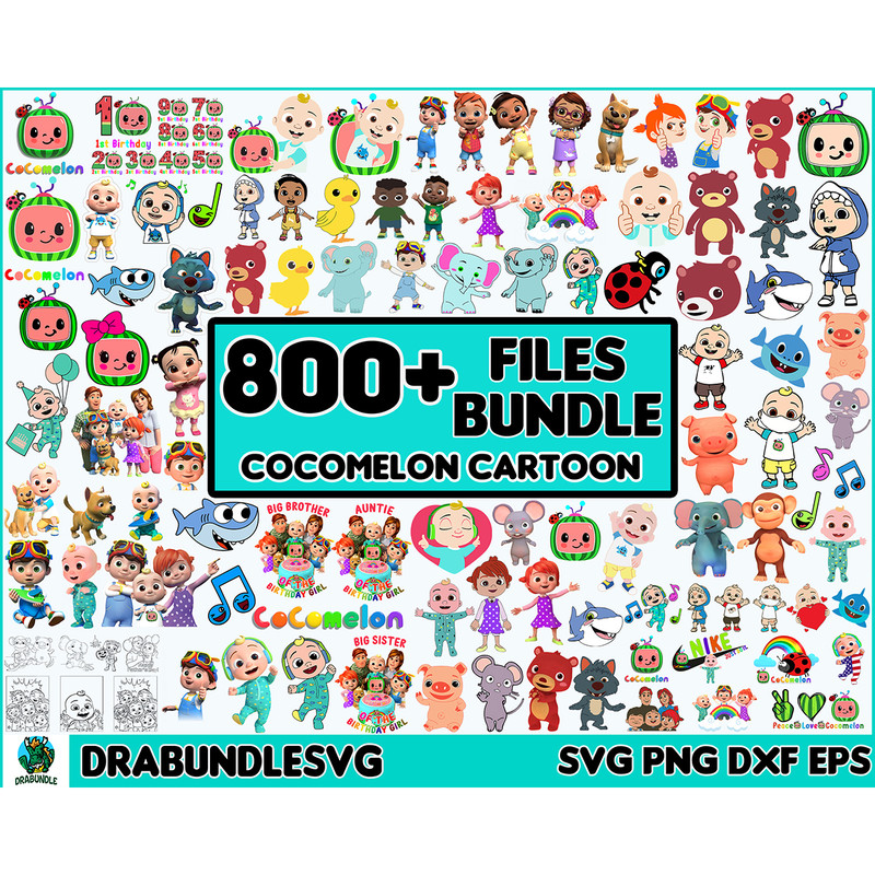 800 Files Cocomelon Bundle Svg, Cocomelon Svg, Cocomelon Svg, Family Cocomelon Svg, Happy Birthday Svg,Cocomelon Mega Bundle Svg Instant Download.jpg